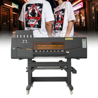PO-TRY 5 Head DTF 60cm Printer Pigment Otomatis Kecepatan Tinggi dengan Printhead Stainless Steel I3200 Roll to Roll Baru