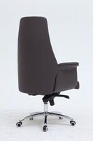 Chaise de bureau de direction pivotante, réglable en hauteur, ergonomique, chaise de bureau en cuir pour ordinateur, chaise de direction