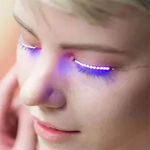 Wholesale LED Eyelashes Waterproof Shining Eyeliner Charming Unique Eyelid Tape for Party Bar Nightclub