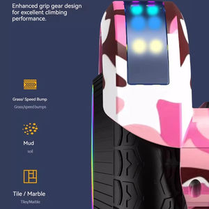 <span class=keywords><strong>Hoverboard</strong></span> de Una Rueda para Niños, Scooter Eléctrico Autoequilibrado con Tecnología Gyroor para Terrenos Todoterreno - Product Image 4