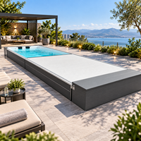 Chinesische Fabrik OEM-Anpassung Aluminium Automatische Poolabdeckung Harte Poolabdeckung Poolabdeckungsrollen