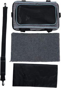 <span class=keywords><strong>Adele</strong></span> 17,5x11x11 pulgadas bolsa de viaje para mascotas de lado suave 16 Lbs gato perro portador para cachorro llevar juguete tela hogar llevar accesorio - Product Image 4