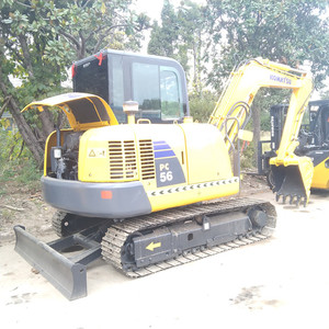 Excavatrice Komatsu PC56 d'occasion, 5,6 tonnes, moteur Cummins, pompe hydraulique Kawasaki, moteur d'origine japonaise, 1200-2000 heures, 90% neuve - Product Image 4