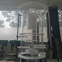 Customized Large Transparent Acrylic High Accuracy Experimental Filtration Reactor Cylindrical Testing Tool