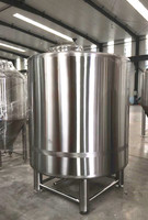 Réservoir d'eau chaude Tonsen 500L 600L à double paroi pour machine de brassage, cuve isolée à double enveloppe pour processus de brasserie