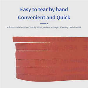 Rotoli di Tessuto Abrasivo a Strappo Larghi 100mm per Lucidatura di Metallo/Legno - Modelli JB-5, A6-0, AA600, JJ13 Disponibili - Product Image 2