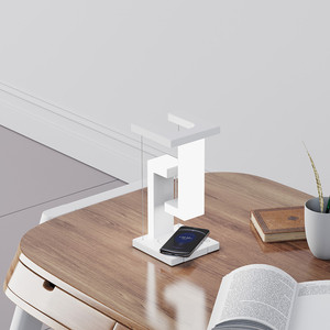2-in-1 Levitating LED Nightlight Touch Sensor Dimmable <strong>Bedside</strong> Table <strong>Lamp</strong> <strong>with</strong> <strong>Wireless</strong> <strong>Charger</strong> - Product Image 3