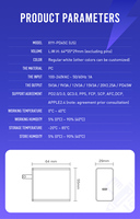 Chargeur USB-C rapide 45W certifié UL CUL ETL pour téléphones mobiles Samsung S24 Ultra, Google Pixel, Infinix Hot 60 Pro Plus