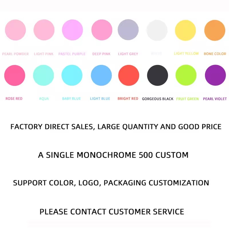 Couleurs personnalisées (MOQ : 1000 pièces)