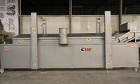 Automatische bananenchips productielijn van 300 kg/uur, voedselverwerkingsmachines voor gebakken & gedroogde gesneden bananen snacks