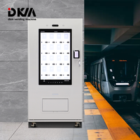 Réfrigérateur intelligent DKM AI avec écran tactile grand format et distributeur automatique avec vérification d'âge à vendre
