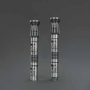 <span class=keywords><strong>Sabre</strong></span> laser à double lame Neopixel avec poignée vieillie, modèle Darth Maul Seigneur des Ombres, en vente flash |   Agent de vente en gros et distributeur de sabres laser - Product Image 6