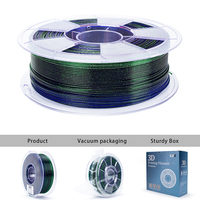 Venta al por mayor ZIRO Twinkling Gradient PLA Filamento 1kg 1,75mm Filamento de impresora 3D Perfecto para impresiones y regalos con temática de galaxias