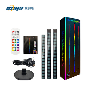 Lámpara de música con sincronización de música inteligente, barra de luz LED RGB de 1,2 m a todo <span class=keywords><strong>color</strong></span> con aplicación y control remoto IR ambiental, gran oferta - Product Image 3