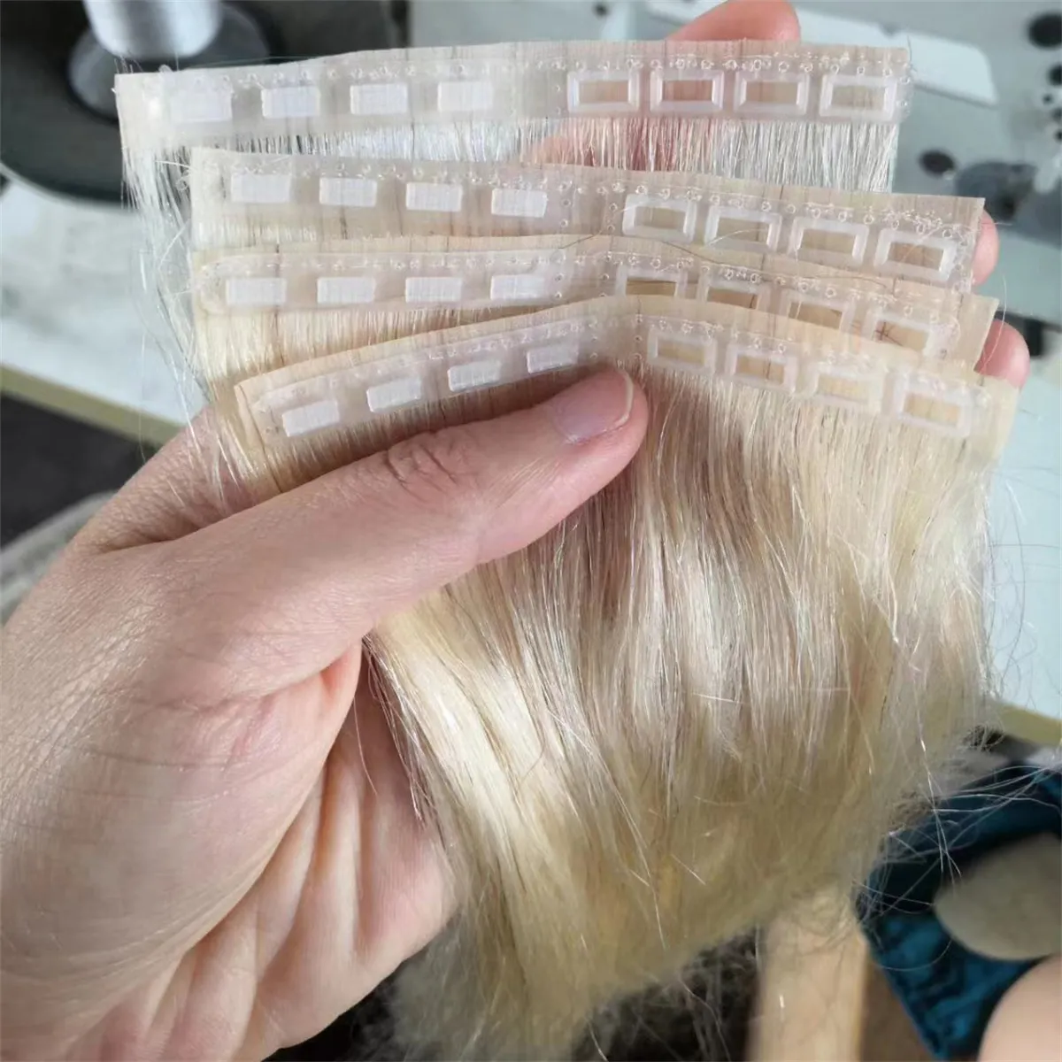 2023 può essere tagliato trama del nastro Genius con estensioni dei capelli colla nastro di trama della pelle nell'estensione dei capelli umani