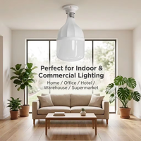 Ampoule LED SMD 2835 30W de haute qualité avec circuit imprimé PBT+PC T018, culot B22/E27, télécommande AC, lumière super brillante