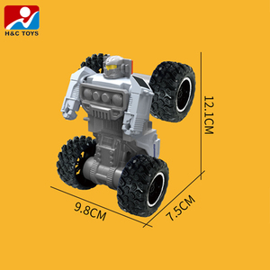 Auto <span class=keywords><strong>Giocattolo</strong></span> Trasformabile a Rotazione Inversa, Kit di Montaggio Fai-da-Te, Due Forme di Trasformazione: Veicolo e <span class=keywords><strong>Robot</strong></span>, <span class=keywords><strong>Giocattolo</strong></span> Educativo per Bambini - Product Image 4