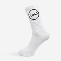 Chaussettes de sport personnalisées avec logo jacquard, broderie design, compression, mode, pour hommes et femmes