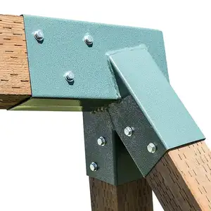 Indoor Outdoor Holz schaukel Hochleistungs-Grün pulver Kohlenstoffs tahl Patio Swing End Bracket