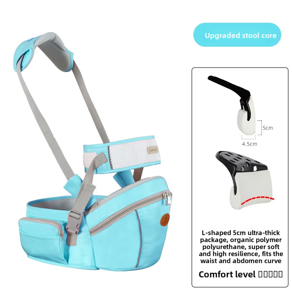 Sky blue-upgraded 5cm sponge L-shaped wrap