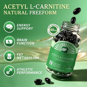 Cápsulas Blandas de L-Carnitina Tartrato <span class=keywords><strong>85mg</strong></span> OEM, Aminoácido para Energía, Metabolismo de Grasas, Rendimiento Deportivo, Sin Gluten ni Alcohol - Product Image 6
