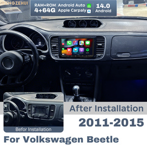 Autoradio Android Universale da 9 Pollici con Telecamera Posteriore e Navigatore GPS per <span class=keywords><strong>Volkswagen</strong></span> Beetle 2011-2015 con <span class=keywords><strong>Carplay</strong></span> - Product Image 1