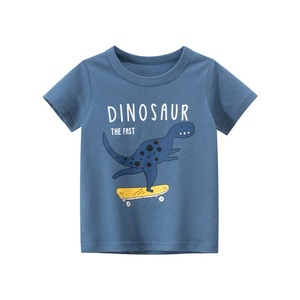 เสื้อยืดเด็กผู้ชายลายไดโนเสาร์แฟชั่น ใส่สบายสำหรับฤดูร้อน - Product Image 3