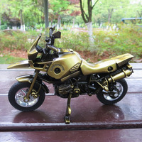 Modèle de moto en alliage de simulation, artisanat rétro, ornements, cadeau créatif pour étudiants, fournitures de boutique, vente en gros, emballage en carton de Chine