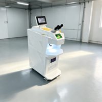 Soudeuse laser industrielle YAG Huahai pour bijoux en or, acier inoxydable, aluminium - Haute précision 200W 220V Soudage par points manuel