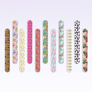 Hai mặt 180/180 Grit Flower in ấn Nail tập tin làm móng tay công cụ cho sơn móng tay & chăm sóc móng tay - Product Image 1