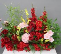 Rangée de fleurs artificielles réutilisables pour événements et mariages, décoration florale au sol pour les professionnels de la planification de mariages, la location, les lieux, les allées et les scènes