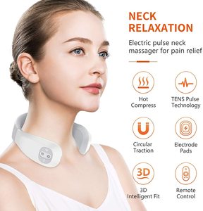 Mini Masajeador Eléctrico Portátil de Cuello Eveekon, Masajeador Muscular Eléctrico de Cuello, Masajeador Multifuncional <span class=keywords><strong>Tens</strong></span> para Cuello - Product Image 4
