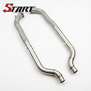 Collecteur d'échappement haute performance pour Maserati Quattroporte M139 4.7L V8 Sport GT S 2008-2012 en acier inoxydable sans catalyseur - Product Image 3