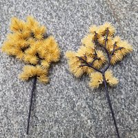 Aiguilles et branches de pin artificielles effet naturel, 45 têtes, décoration florale végétale verte, en promotion