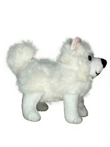Jouet en peluche Samoyed réaliste assis personnalisé CE CPC Factory OEM ODM, jouets en peluche pour chiens - Product Image 4