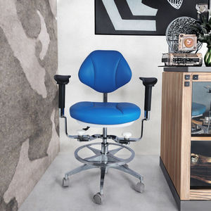 Metal Foot Control Operating Armrest <strong>Dental</strong> Office <strong>Chair</strong> <strong>Dental</strong> <strong>Medical</strong> Microscope Ergonomic Saddle Stool 150kg Load Capacity - Product Image 3