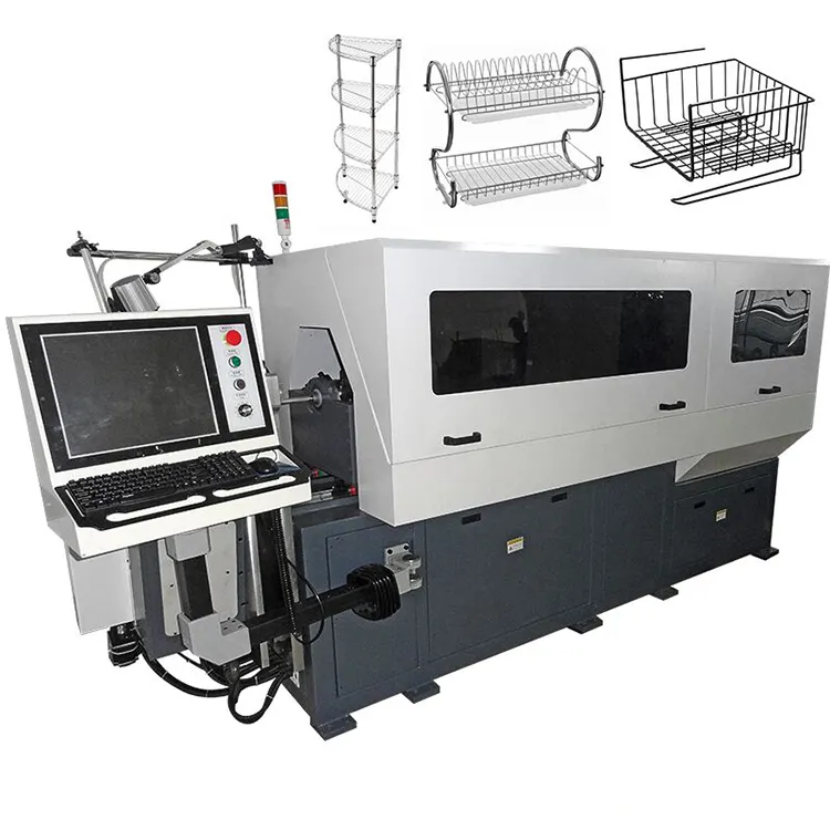 Automatic 7 axis 3D CNC Steel Wire Bending Machine
