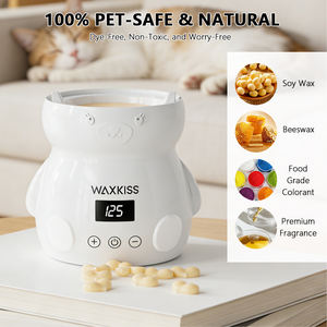 Ceras aromáticas para mascotas OEM/ODM para marcas, formas personalizadas (huellas, huesos), etiqueta privada para el mercado de productos para mascotas - Product Image 4