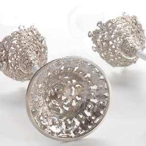 Ensemble de 2 verres à whisky hauts en argent plaqué diamant luxueux, fête de mariage, écologique, réutilisable, boîte cadeau personnalisée de <span class=keywords><strong>marque</strong></span> - Product Image 6