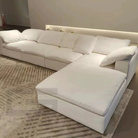 Modulares Schnitts ofa Wohnzimmer möbel Nordic Modern White Modular Schnitts ofa Sofa garnituren