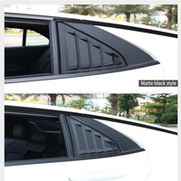 Accesorios de Decoración para Ventana Triangular Trasera, Ventana Trasera Modificada con Persianas, Apto para GAC Trumpchi Shadow Leopard
