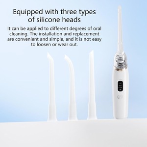 Kit de retrait des calculs amygdaliens électriques, nettoyeur buccal à 3 modes d'aspiration avec lumière LED, outil de nettoyage des <span class=keywords><strong>amygdales</strong></span> rechargeable - Product Image 1