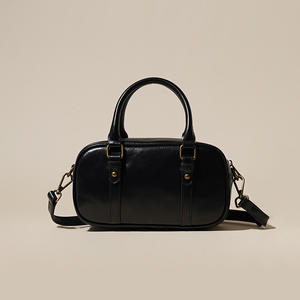 Bolso de Mano de Cuero Genuino de Moda con Cierre de Cremallera, Correa Cruzada Extraíble, Impermeable y de Gran Capacidad, Diseño de Lujo Unisex - Product Image 2