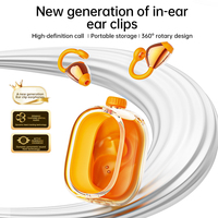 Auriculares Inalámbricos con Clip para Oreja BT 6.0, Resistentes al Agua, 10m, TWS, con Traducción Inteligente por IA