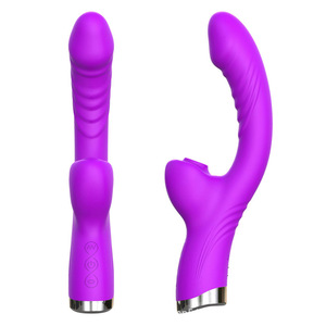Stimulateur clitoridien G-spot pour femmes, jouet sexuel, langue qui lèche, suce, vibromasseur clitoridien, suceur de clitoris, <span class=keywords><strong>vibro</strong></span>-dildo - Product Image 1