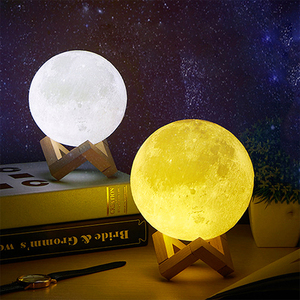 Nuovo prodotto del bambino camera da letto 3D stampa a distanza <span class=keywords><strong>di</strong></span> ricarica usb ha condotto la luce della luna <span class=keywords><strong>di</strong></span> <span class=keywords><strong>notte</strong></span> - Product Image 2