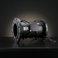 Medidor de Agua Ultrasónico Inteligente de Cuatro Canales DN50-DN200, Tubería de Acero Fundido, IoT NB-IoT 4G, Lectura Remota, Medidor de Flujo Digital