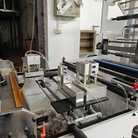 600mm hogesnelheids BOPP/OPP hete snijmachine voor het maken van zakken met automatisch spanningsysteem (EPC) en ijzeren frame