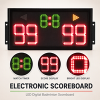 Système de notation de badminton, tableau de scores numérique, serveur, télécommande, affichage des scores LED, centre sportif scolaire