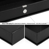Boîte d'emballage cadeau de luxe personnalisée en carton rigide avec logo du fabricant pour bijoux OEM ODM : collier, bague, boucles d'oreilles, bracelet, montre